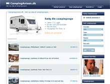 Tablet Screenshot of campingavisen.dk